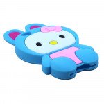 Wholesale iPhone 4S/4 3D Hello Bunny Case (Blue)